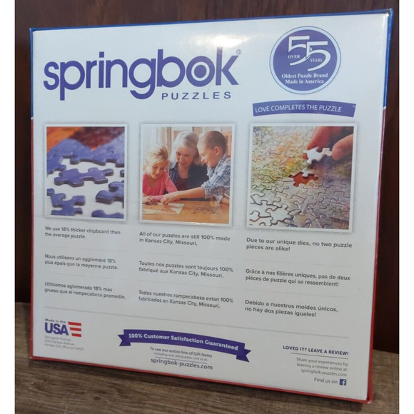 Springbok Jigsaw Puzzle Brand New 1000 pc. 30 x 24" Baseball unopened - Picture 2 of 4
